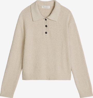 Pull-over Marc O'Polo en beige : devant