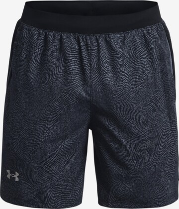 UNDER ARMOUR Regular Workout Pants 'Launch' in Grey: front