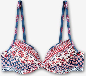 Gisela Balconette Bikinitoppi värissä sininen: etupuoli