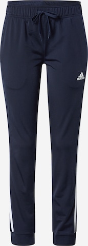 Regular Pantaloni sport de la ADIDAS SPORTSWEAR pe albastru: față