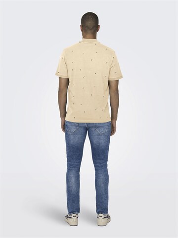 Only & Sons - Camiseta 'DAVE' en beige