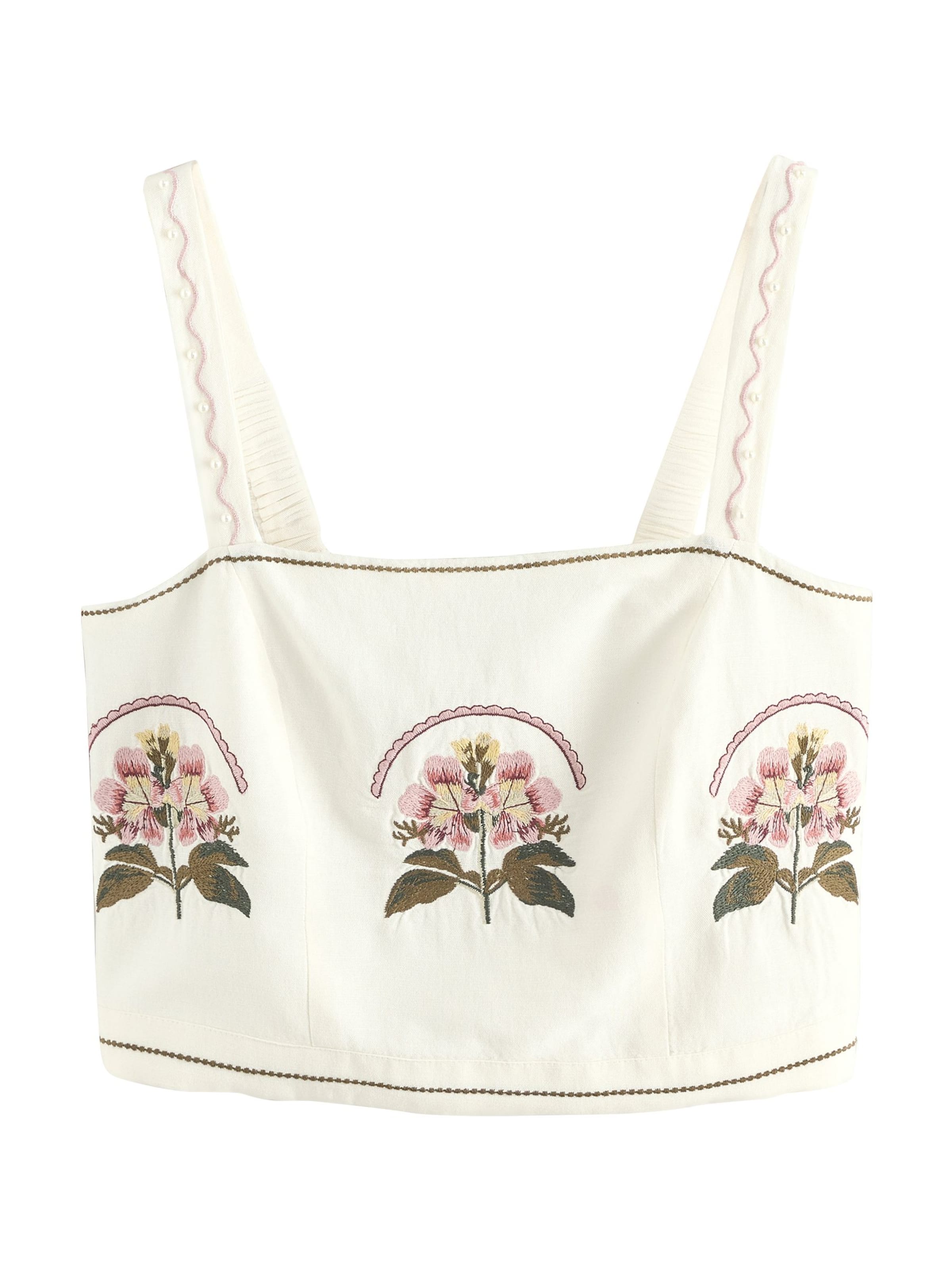 Next - Top en beige: frente