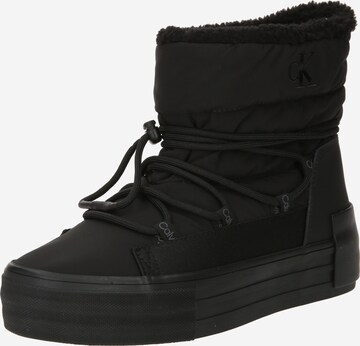 Boots da neve di Calvin Klein in nero: frontale