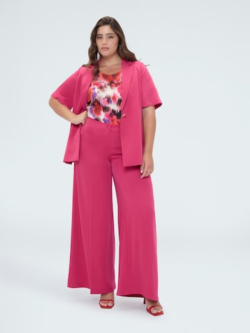 Wide leg Pantaloni di Fiorella Rubino in rosa