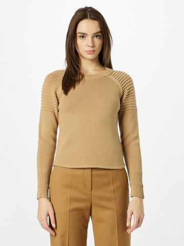 BOSS Orange Sweater 'Folmar' in Beige: front