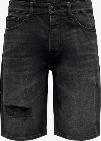 Only & Sons Regular Jeans 'Avi' i svart: forside