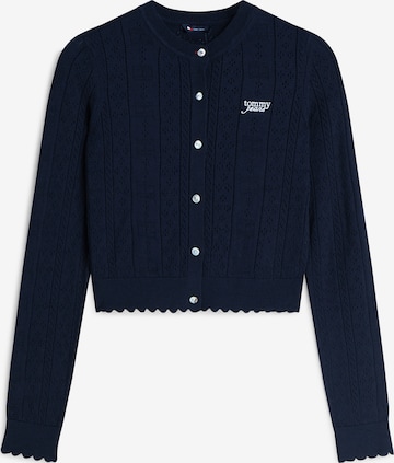 Cardigan Tommy Jeans en bleu : devant
