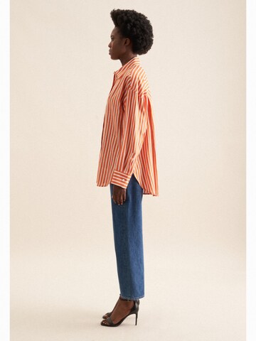 SEIDENSTICKER Blouse 'Schwarze Rose' in Orange
