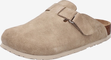 Mule Rieker en beige : devant