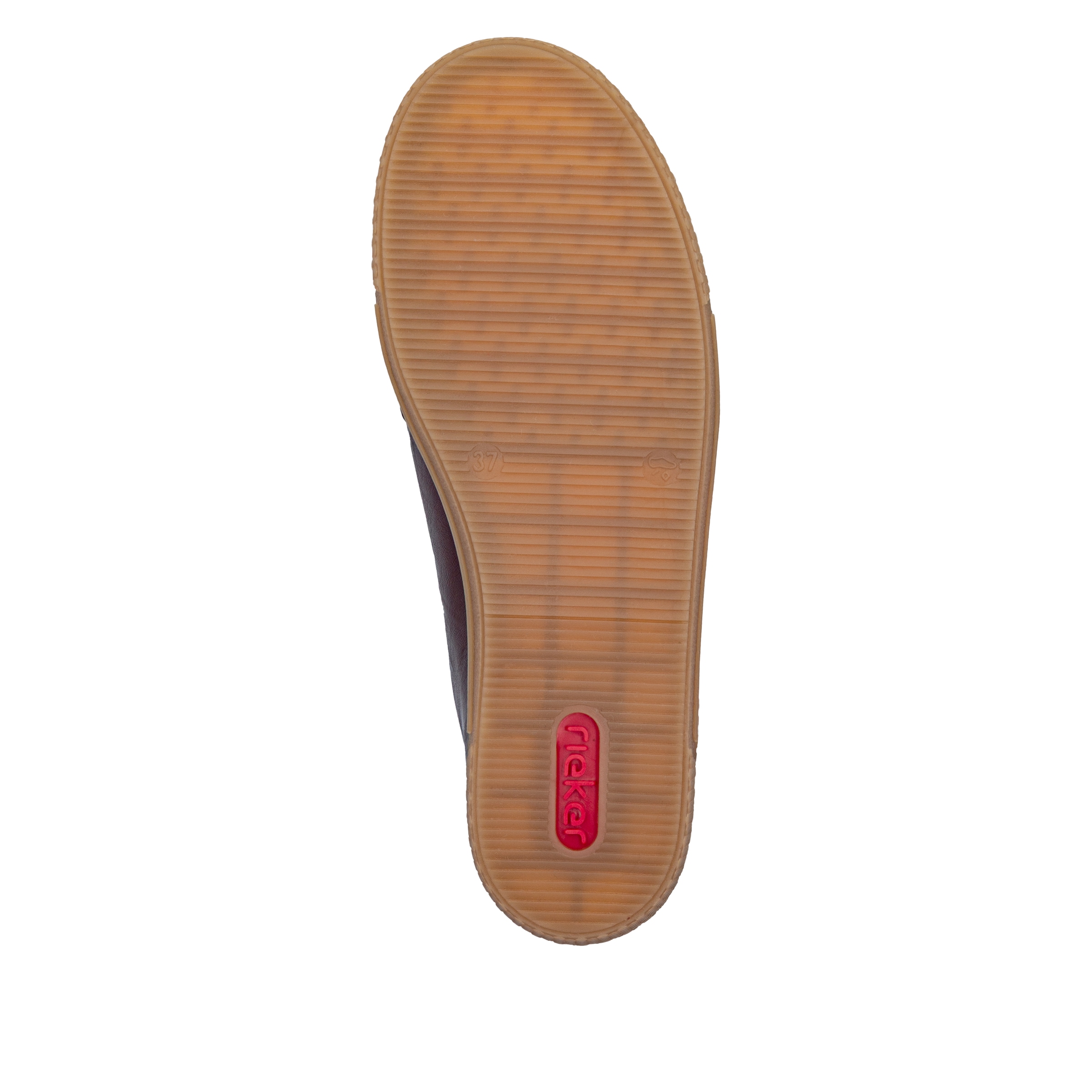 Baskets basses Rieker en rouge