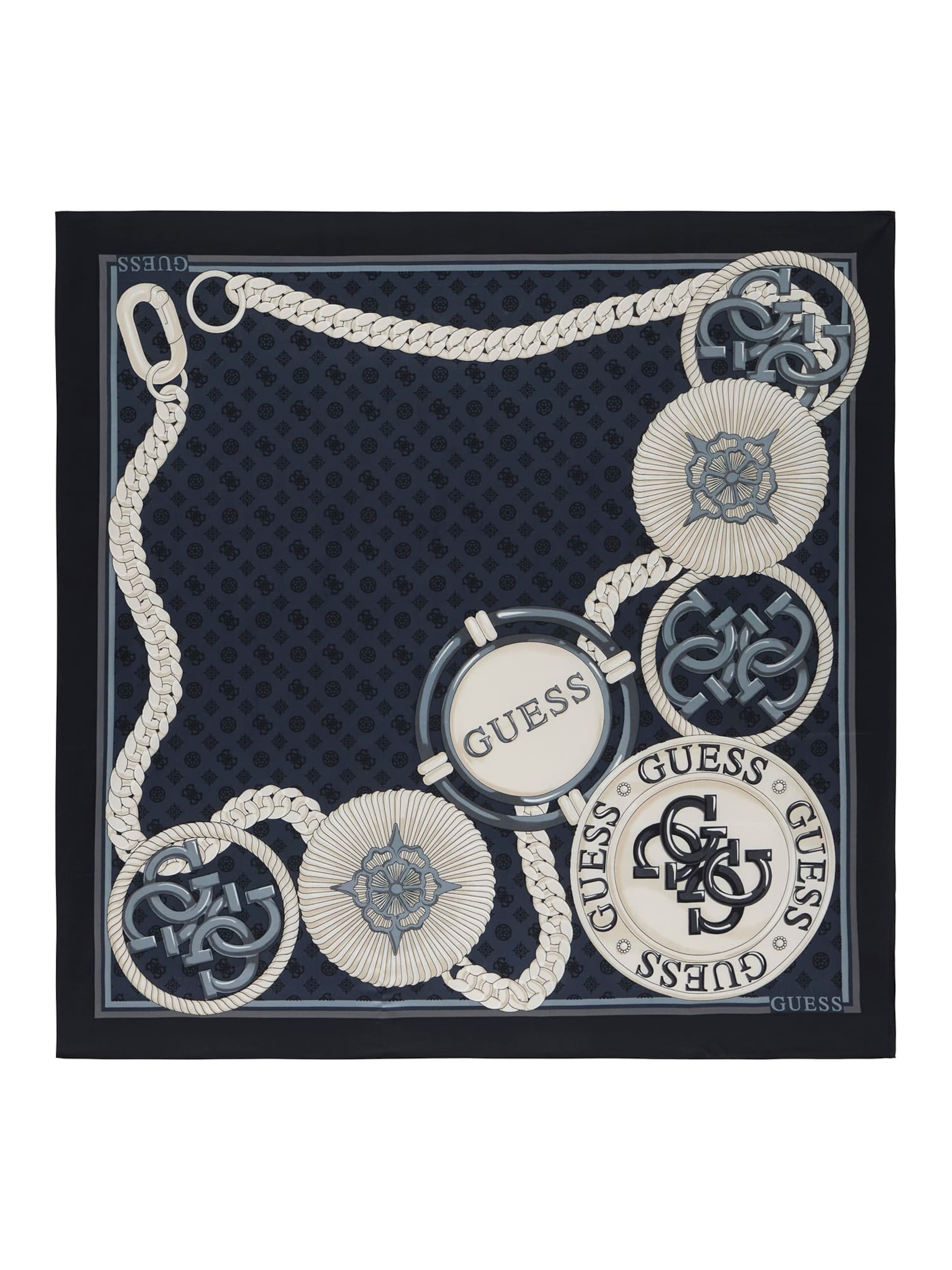 GUESS Tuch in Schwarz: Vorderseite