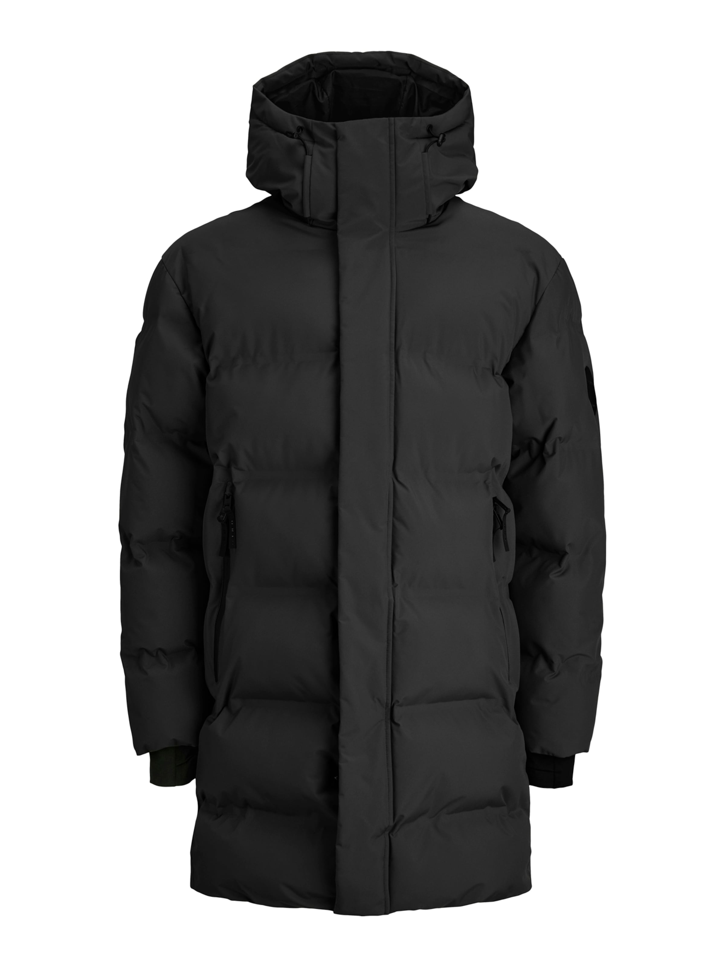 JACK & JONES Vinterparkas 'JCOFusion' i svart: framsida