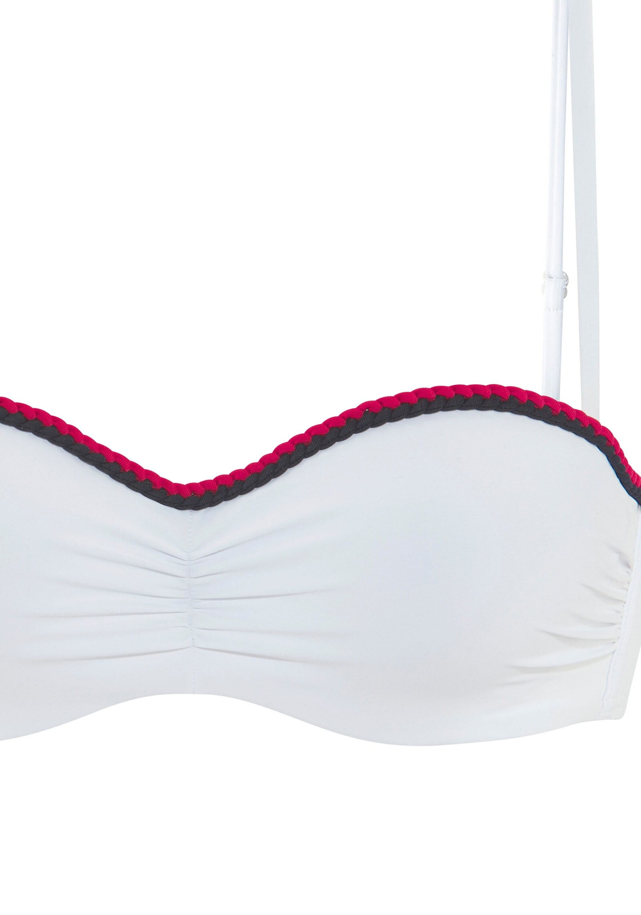s.Oliver Bandeau Bikini felső - fehér