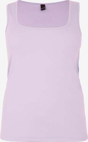YOEK Top in Lila: Vorderseite