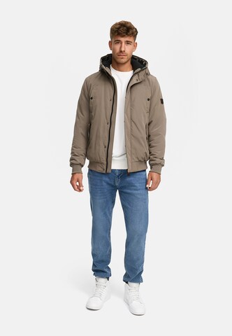 INDICODE JEANS Winterjas 'Albanos' in Beige