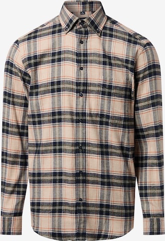 Andrew James Hemd in Beige: Vorderseite