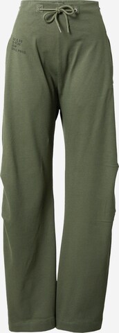 Wide leg Pantaloni 'Snow' di G-Star RAW in verde: frontale