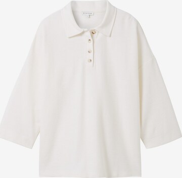 TOM TAILOR Shirt in Wit: voorkant