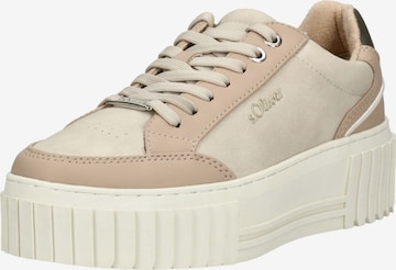 s.Oliver Sneaker in Beige: Vorderseite