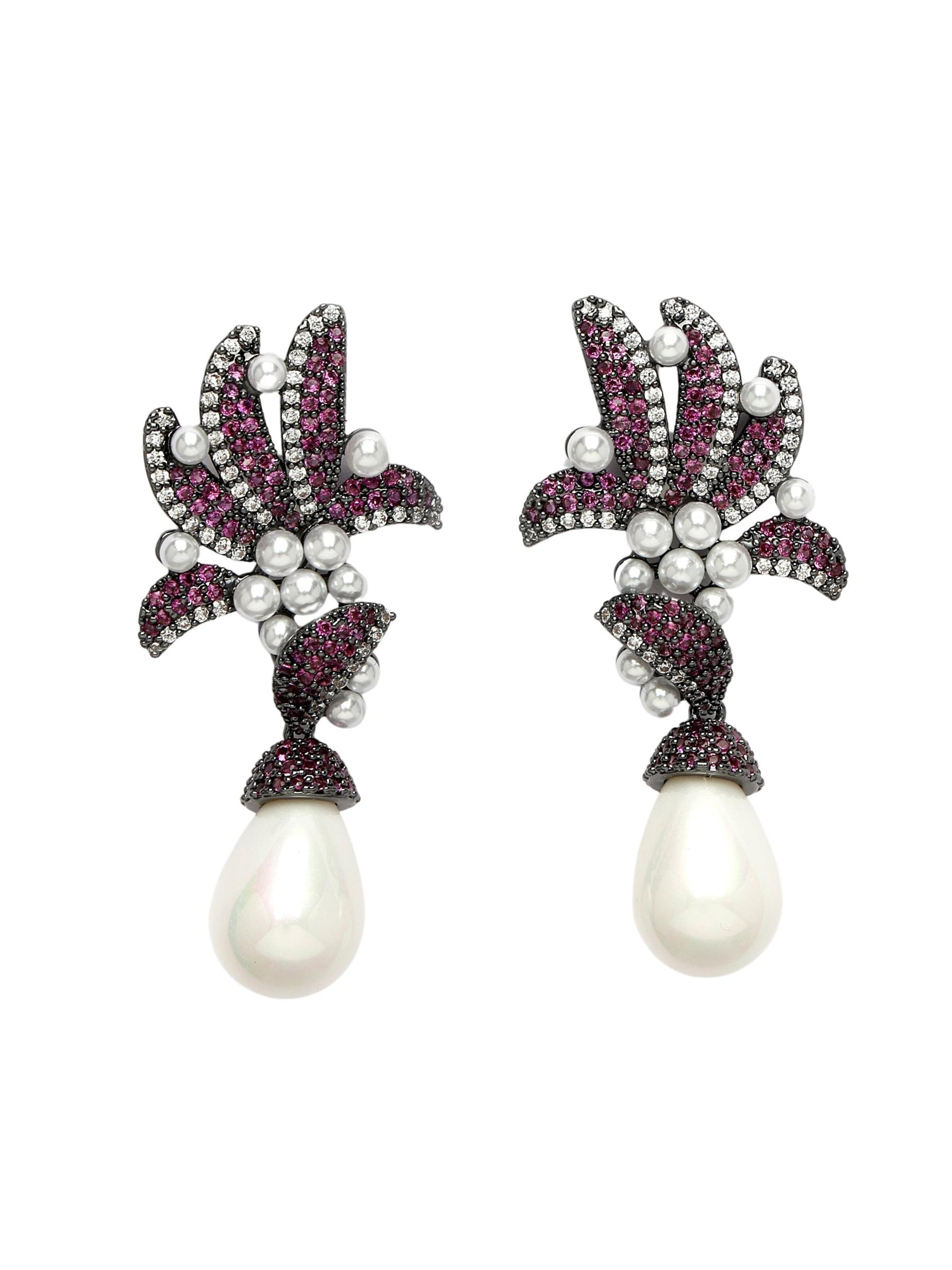 AVANT-GARDE PARIS - Pendientes 'Isadorara' en lila: frente