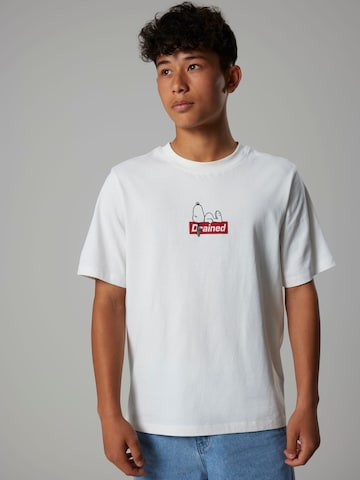LMTD - Camiseta 'Snoopy' en blanco: frente