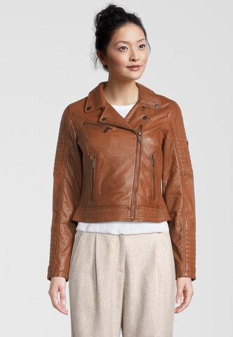 H.I.S Between-Season Jacket in Brown: front