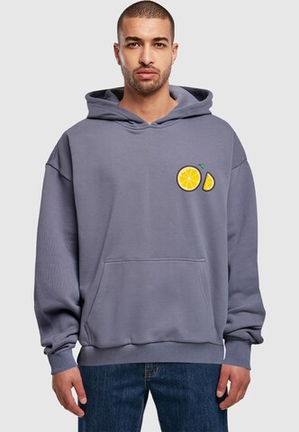 Merchcode Sweatshirt 'Lemon Party' in Blue: front