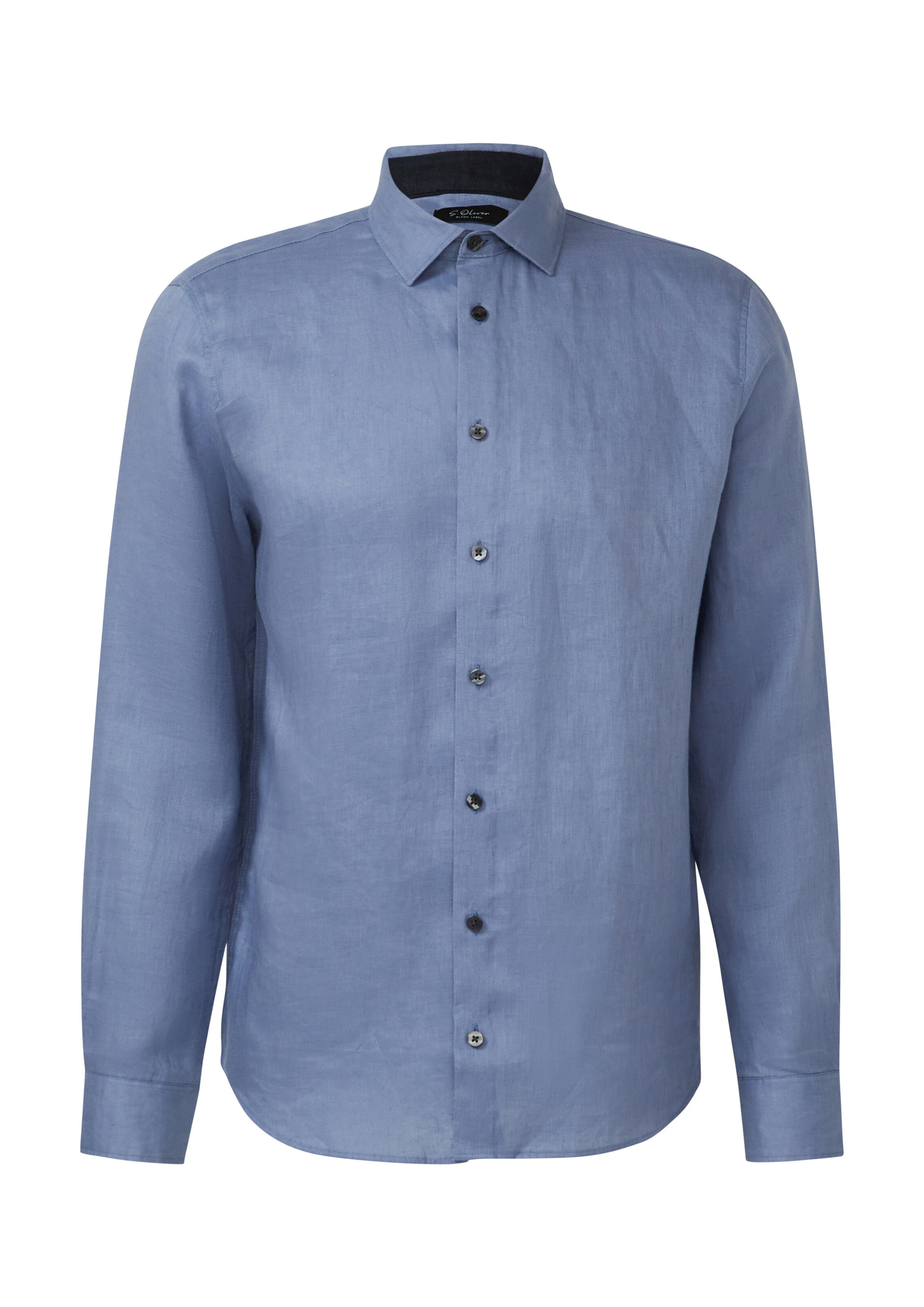 s.Oliver Button Up Shirt in Blue: front