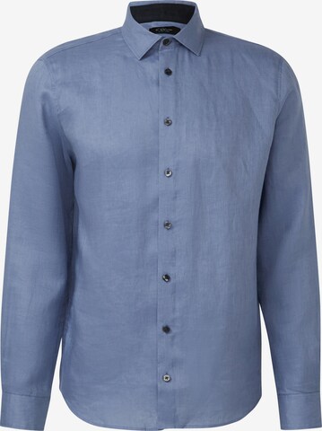 s.Oliver Button Up Shirt in Blue: front