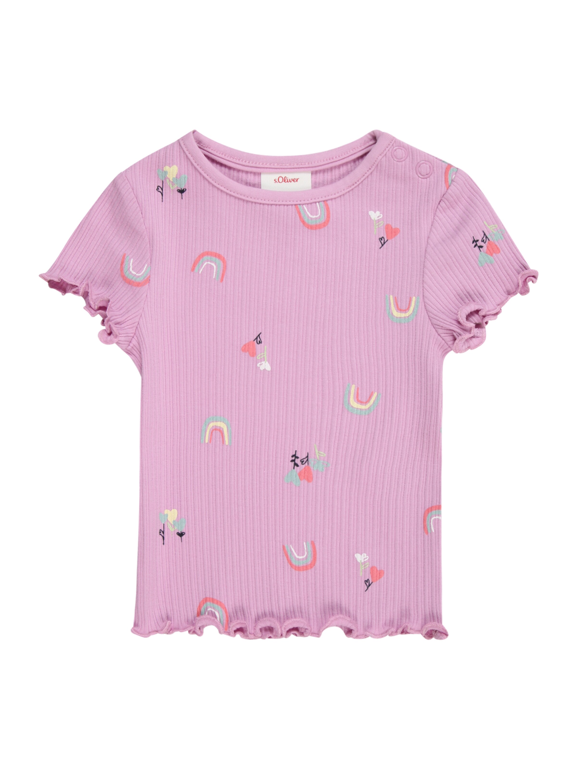 s.Oliver Koszulka w kolorze fioletowy: przód