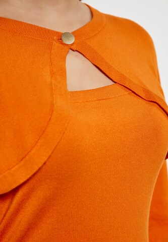 faina Pullover in Orange
