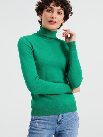 WE Fashion Pullover in Grün: predná strana