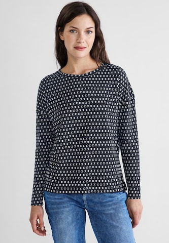 STREET ONE Shirt in Blau: Vorderseite