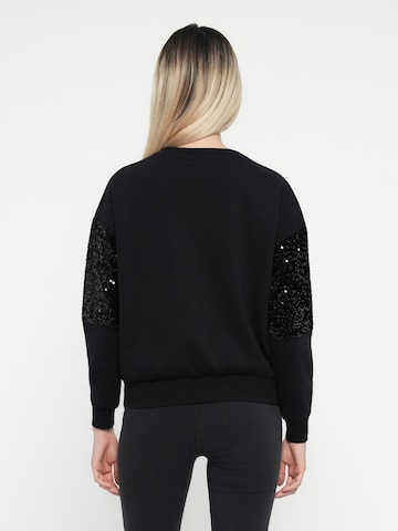 PIECES Sweatshirt 'PCNANCY' in Schwarz