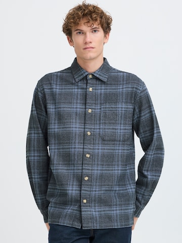 Casual Friday Regular fit Button Up Shirt 'CFLOTUS' in Blue: front