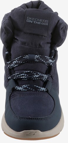SKECHERS Lace-Up Ankle Boots in Blue