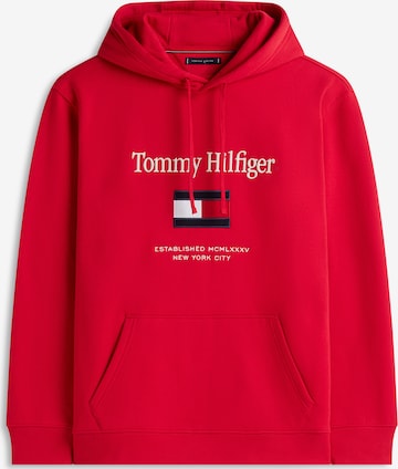 Felpa di Tommy Hilfiger Big & Tall in rosso: frontale