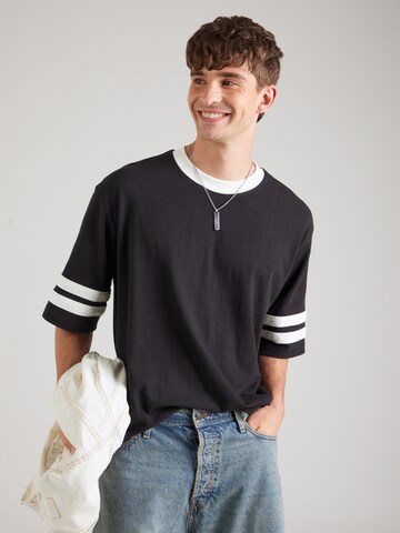 JACK & JONES Μπλουζάκι 'JCORETREAT' σε μαύρο: μπροστά