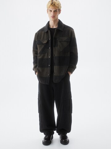 Pull&Bear Regular fit Between-Season Jacket in Black