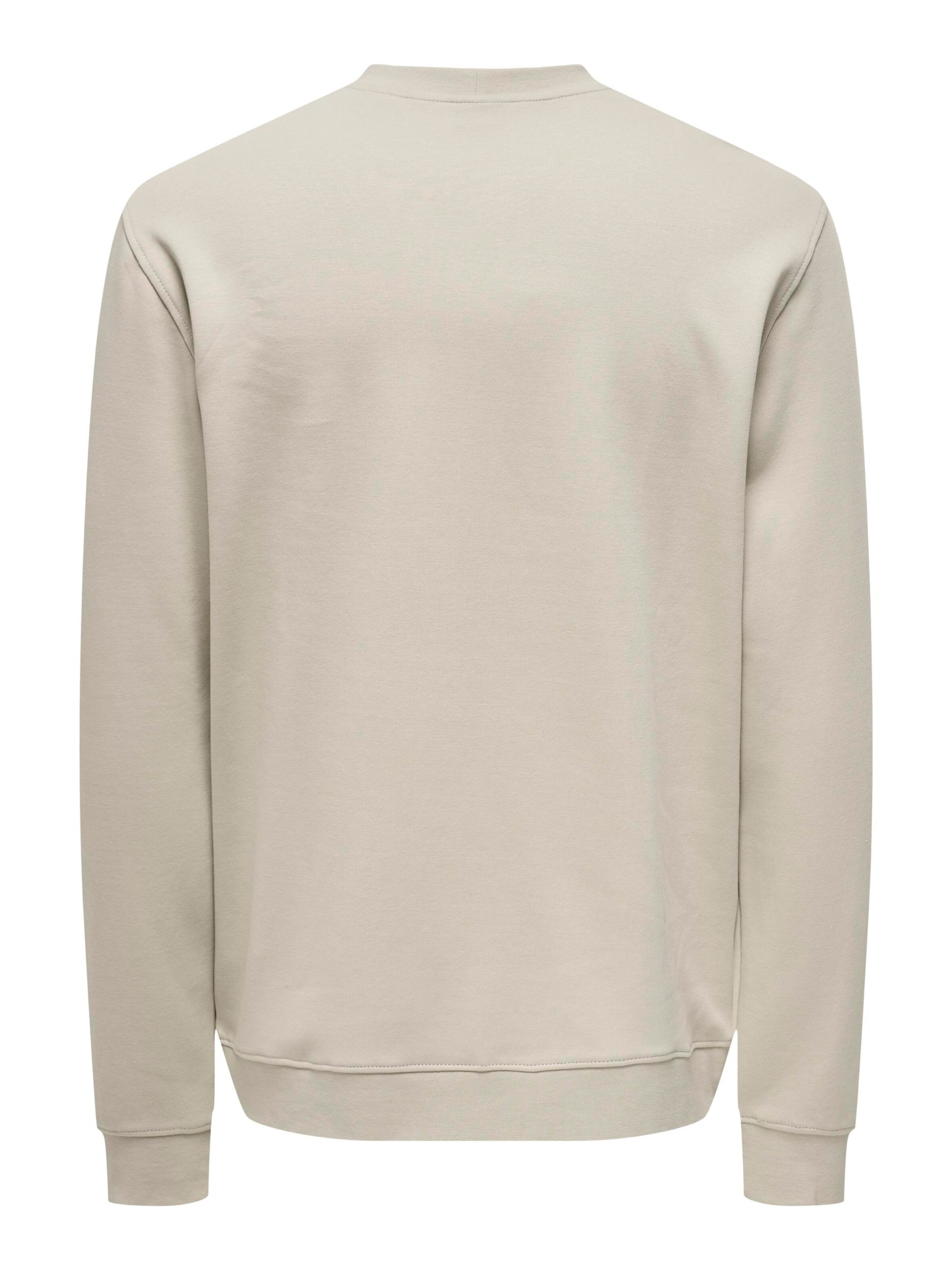 Only & Sons Sweatshirt 'Lamer' i beige