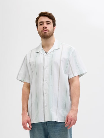 Fit confort Chemise 'JPRBLAPALERMO' JACK & JONES en blanc : devant