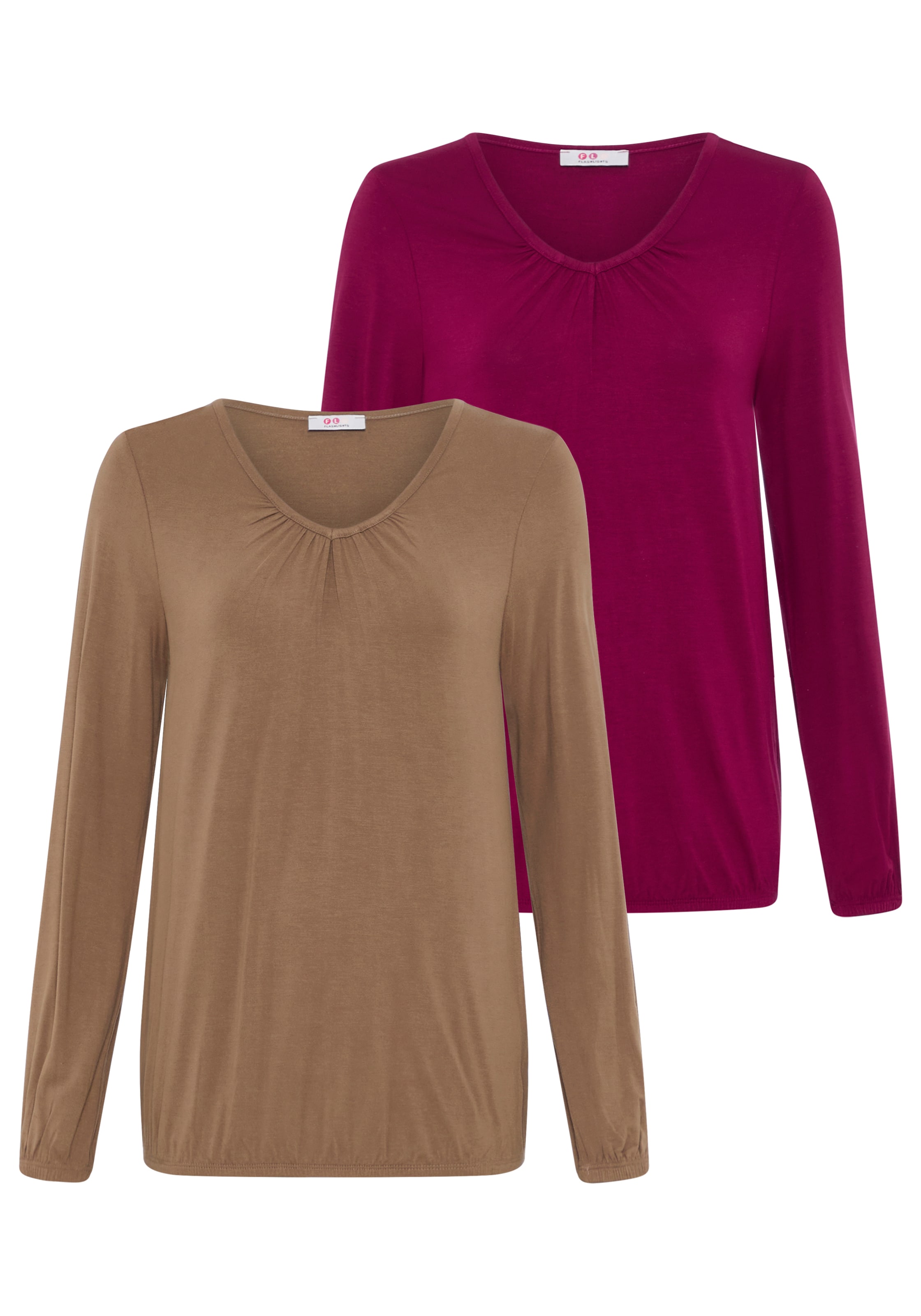 FLASHLIGHTS Shirt in Brown: front