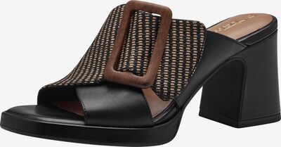 TAMARIS Mules in Brown / Black, Item view