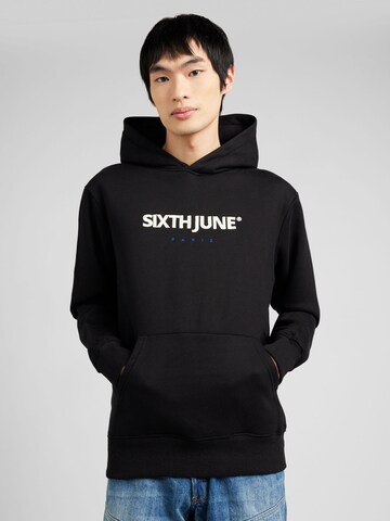 Sixth June - Sudadera en negro: frente