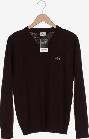 Lacoste Sport Sweater & Cardigan in M in Brown: front