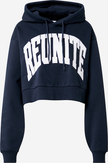 WEEKDAY Sweatshirt en marine / weiß, Vue avec produit