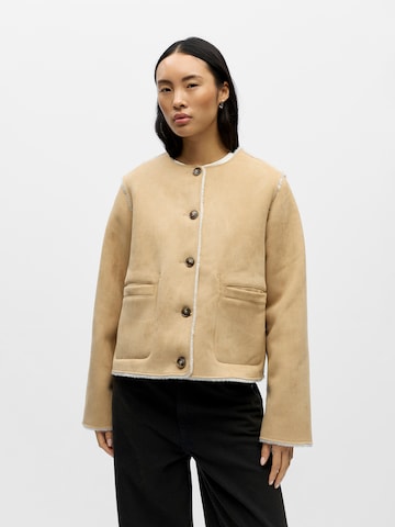 OBJECT Φθινοπωρινό και ανοιξιάτικο μπουφάν 'OBJCula' σε μπεζ: μπροστά