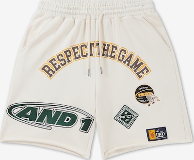 AND1 Housut 'Respect The Game' koossa 30 värissä ecru / brokadi / hummeri / musta, Tuotenäkymä