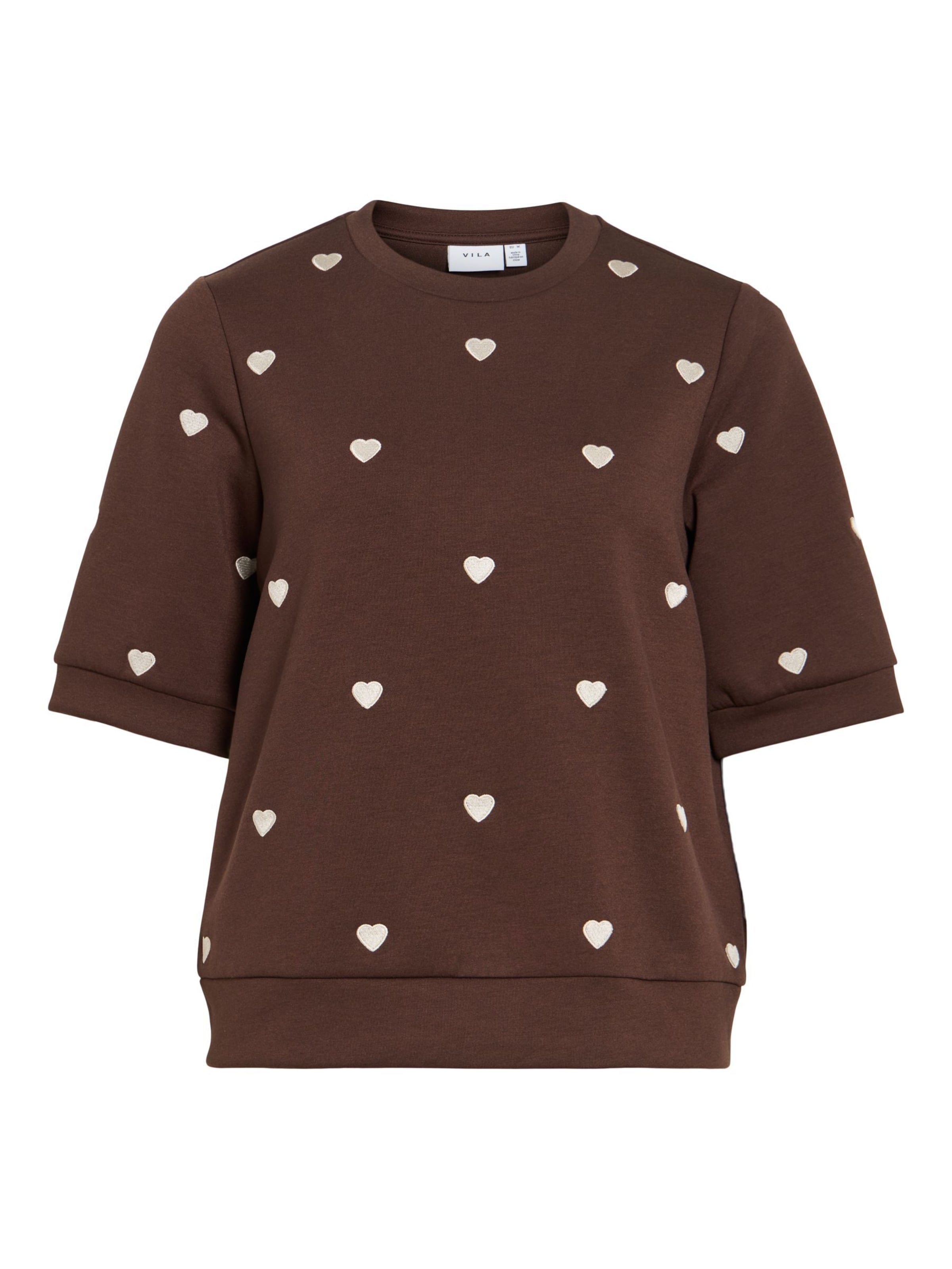 VILA Sweatshirt 'VISif' i brun: forside