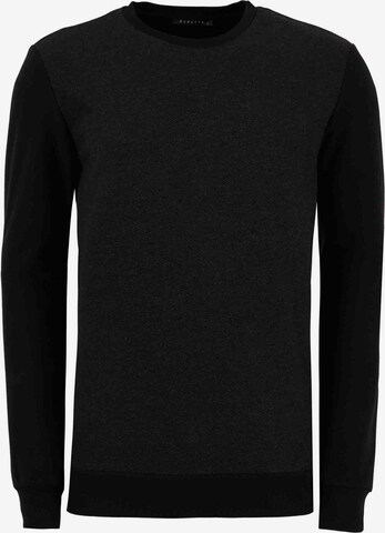 Sweat-shirt Buratti en noir : devant